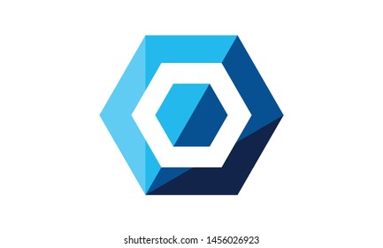 Letter H Hexagon Logo Creative Design Stock Vector (Royalty Free ...