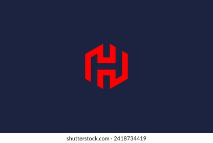 letter h hexagon logo icon design vector design template inspiration