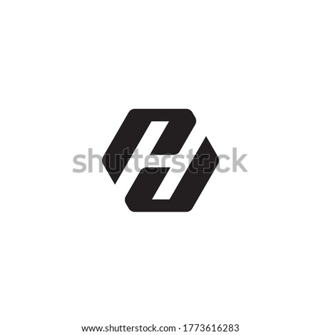 Letter H and Hexagon logo / icon design