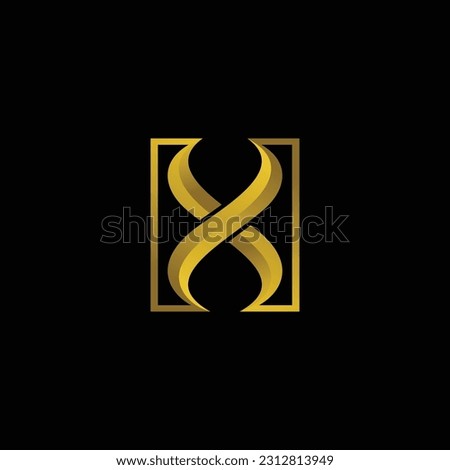 Letter H Hourglass Vector Design Icon Graphic Illustration