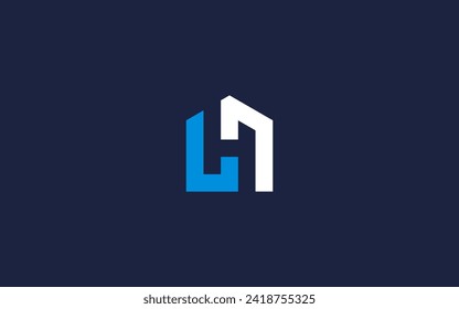 letter h with house logo icon design vector design template inspiration