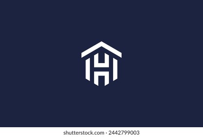 letter h with house logo icon design vector design template inspiration