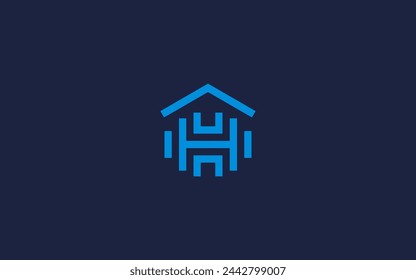 letter h with house logo icon design vector design template inspiration