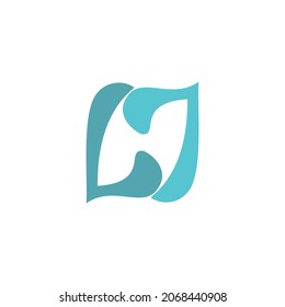 Letter H Icon Logo Design Element