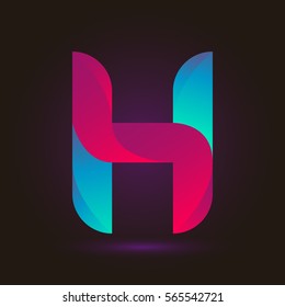 Letter H Icon Logo Template New Stock Vector (Royalty Free) 579290473