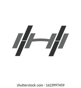 a letter H icon logo vector