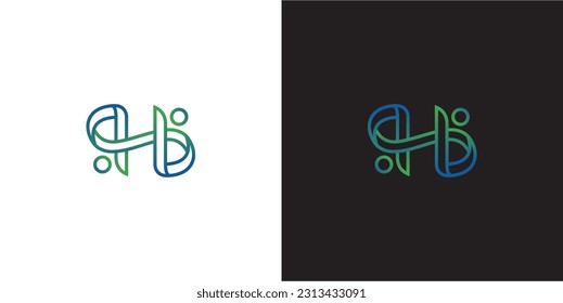 Letter H Infinity Sinergy Logo