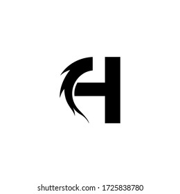 letra H icono inicial diseño inspirador plantilla vectorial