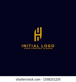 Letter H Initial icon / Monogram.- Vector inspirational logo design - Vector