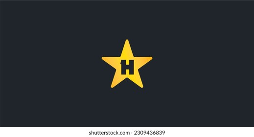 
Letter H initial logo concept inside star symbol or stamp.
can be used as a product icon, various business and artistic activities,

very simple, modern and straight to the point