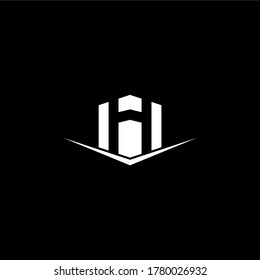 Letter H Initial Logo Design Vector Template Illustration