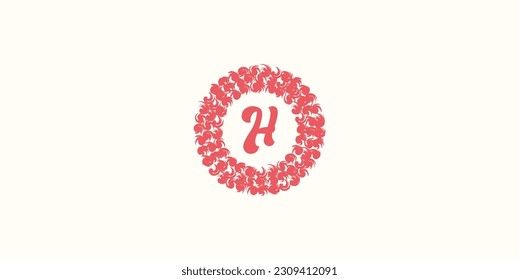 
Letter H initials logo concept inside abstract circle resembling flower petals.
can be used as a product icon, various business and artistic activities,

very simple, modern and straight to the point