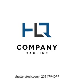 
Letter H L Q square logo icon vector template.eps