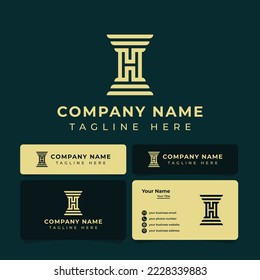 Letter H lawyer Logo, suitable for any business related to lawyer with H initial.