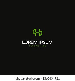 Letter H Line Creative Business Logo Design