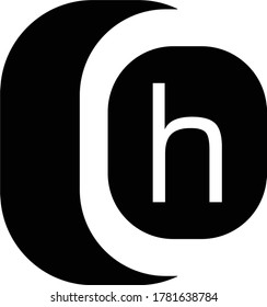 Letter H line logo design. Linear creative minimal monochrome monogram symbol. Universal elegant vector sign design. Premium business logotype. Graphic alphabet symbol for corporate business identity