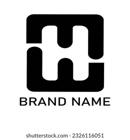 Letter H line logo design. Vector abstract logo design templates. Usable for Business and Branding Logos. Flat Vector Logo Design Template Element.