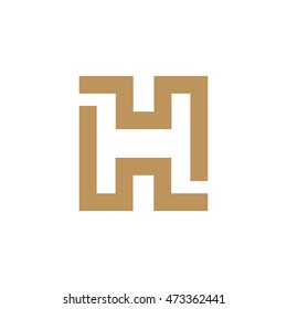 Letter H logo. 10 EPS