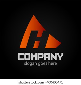 Letter H logo
