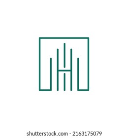 Letter H Logo _ Real estate Logo