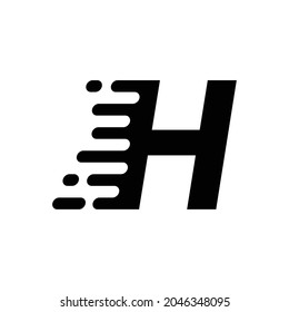 Letter H logo abstract vector. Template design logotype