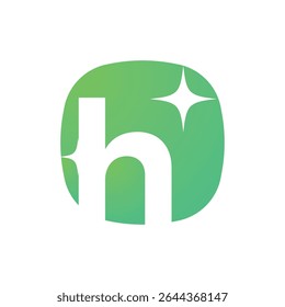 Letter H logo, H logo, AI logo set, modern and minimal design, tech-inspired, colorful icons and symbols, suitable for artificial intelligence, innovation, branding, startups, and digital identity.