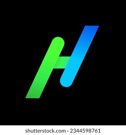 Letter H Logo Art, icons EPS