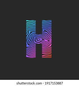 H Logo Monogram Letter Thin Line Stock Vector (Royalty Free) 327250472 ...