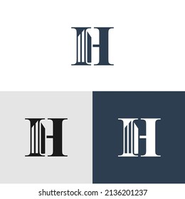 Letter H logo by combining building, best for your construction company