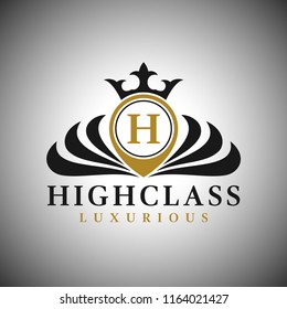 Letter H Logo - Classic Luxurious Style Logo Template