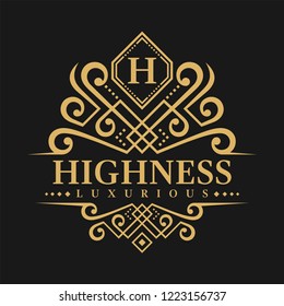 Letter H Logo - Classic Luxurious Style Logo Template