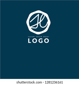 letter H logo concept. Designed for your web site design, logo, app, UI.hand-written letter