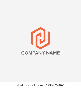 Letter H logo design