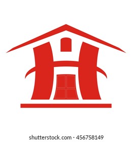 letter h  logo design