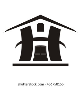 letter h  logo design