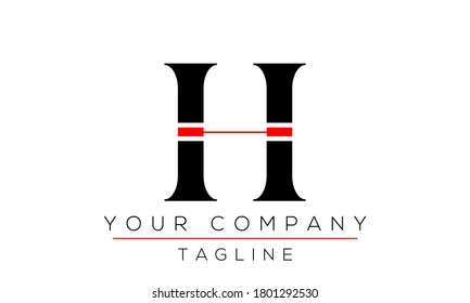 Letter H Logo Design, Creative Modern Icon H