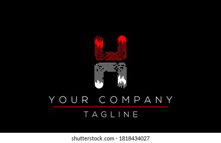 Letter H Logo Design, Creative Modern Icon H