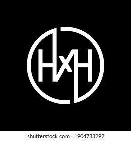 Buchstabe h Logo Design Kreativität Moderne