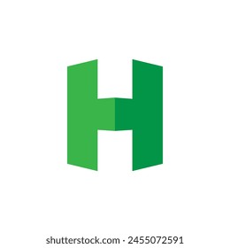 letter H logo design inspiration . letter H logo template . letter H with perspective style . Perspective logo template . building architecture business logo