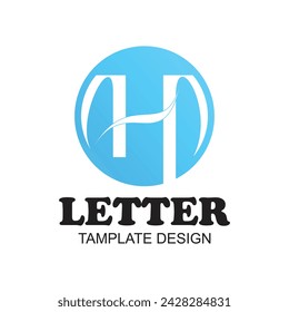 Letter h logo design simple concept Premium Vector