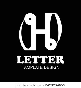Letter h logo design simple concept Premium Vector