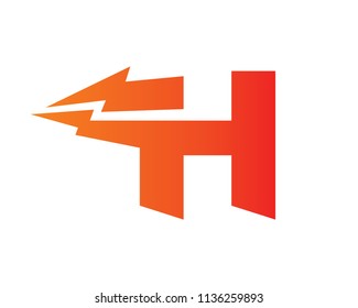 Letter H Logo Design Template