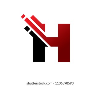 Letter H Logo Design Template