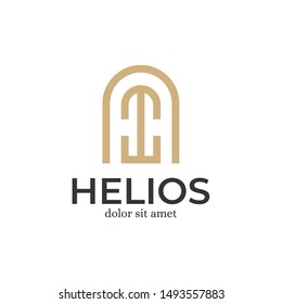 Letter H Logo Design Template Inspiration - Vector