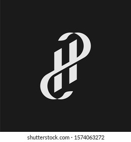 Letter H logo design template