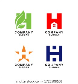 Letter H Logo Design Template Collection , Modern H Logo 