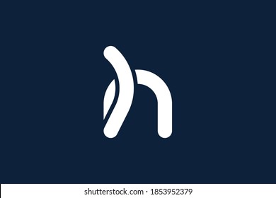Elementos de plantilla de diseño de logotipo de letra h
