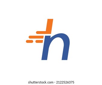 letter h logo design  template