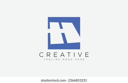 Letter H logo design template vector illustration