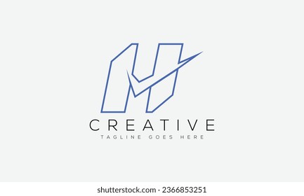 Design-Vorlage für das Logo von Letter H, Vektorgrafik